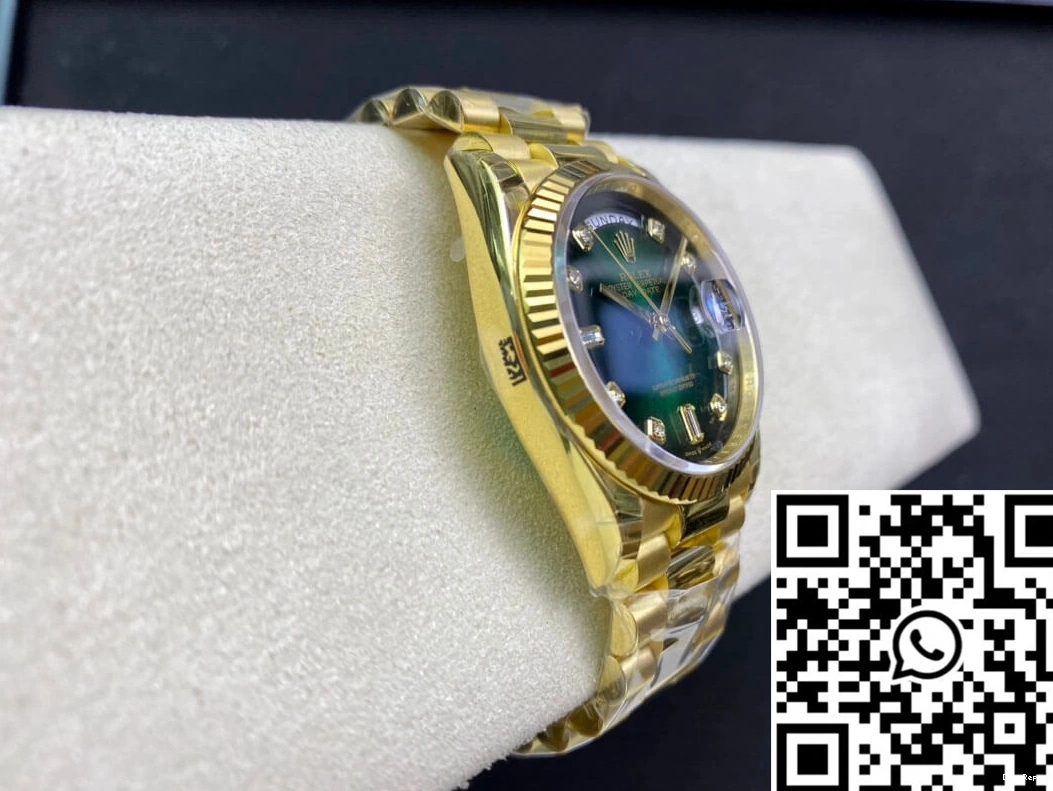 Yellow Factory Green Gold Day-Date Dial M128238-0069 EW Gradual Rolex 1019
